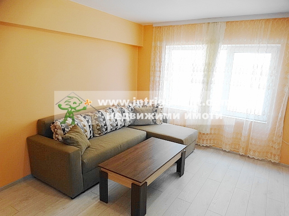 Two-room, luxurious, fully furnished new apartment for rent, located in the Ovcharski district of Haskovo.