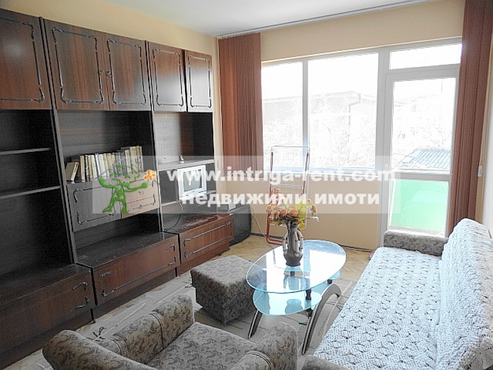 Four-room monolithic apartment for rent, located in the Uchilishni neighborhood of the city of Haskovo.