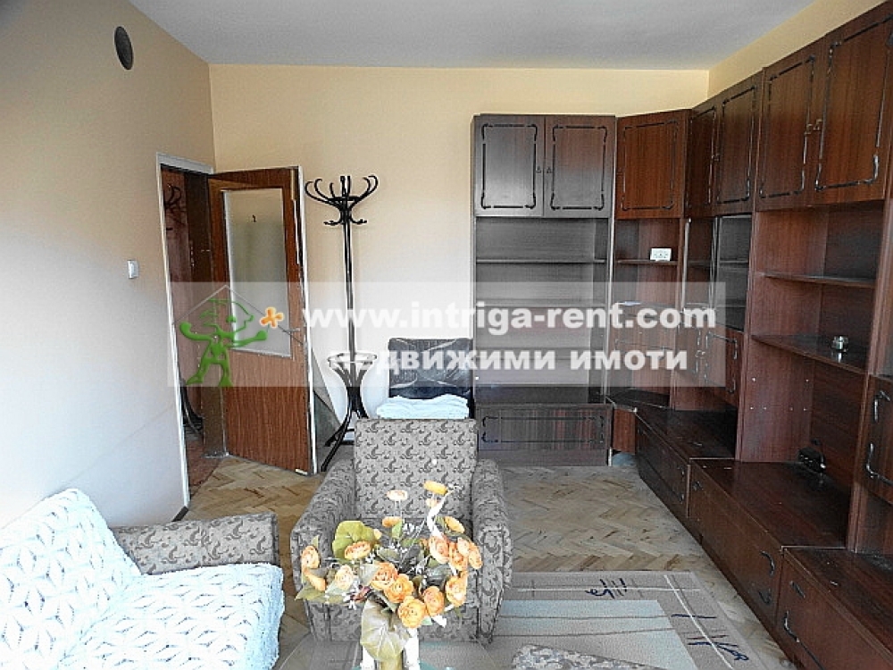 Four-room monolithic apartment for rent, located in the Uchilishni neighborhood of the city of Haskovo.