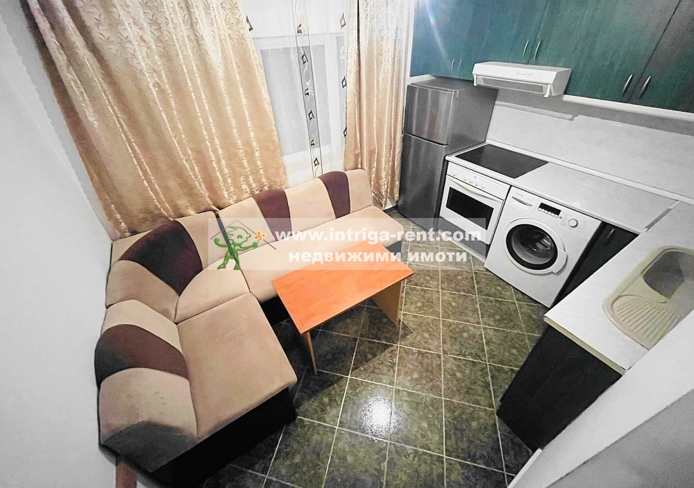 One-room monolithic apartment for rent, located in the Lyuben Karavelov neighborhood of Haskovo.