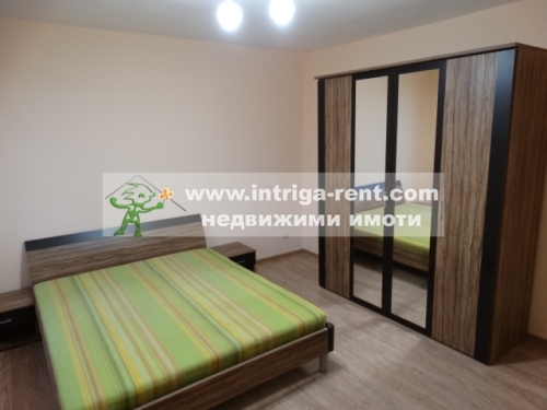 Three-room monolithic apartment for rent, located in the Ovcharski neighborhood of Haskovo.