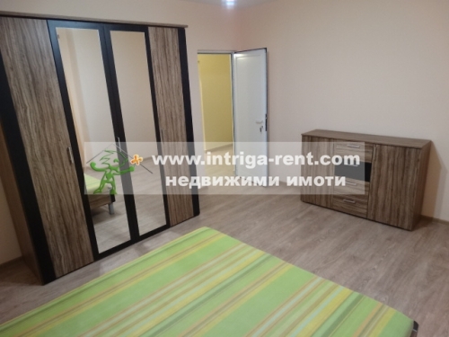 Three-room monolithic apartment for rent, located in the Ovcharski neighborhood of Haskovo.