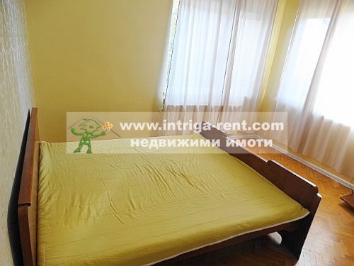 Three-room monolithic apartment for rent, located in the Ovcharski neighborhood of the city of Haskovo.