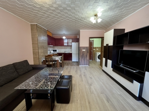 Two-room, luxurious, fully furnished monolithic apartment for rent - newly built, located in the Ovcharski district of Haskovo.