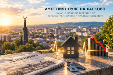 ИМОТНИЯТ ПУЛС НА ХАСКОВО: ПАЗАРЪТ НАВЛИЗА В ПЕРИОД НА ДОПЪЛНИТЕЛЕН НАТИСК И ПРОВОКАТИВЕН СТРЕС!