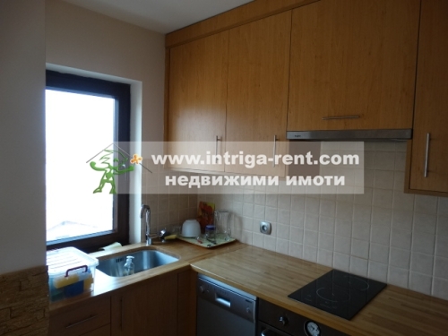 Two-room, new, luxurious, fully furnished monolithic apartment for rent in the Mladezhki Halm neighborhood, Haskovo.