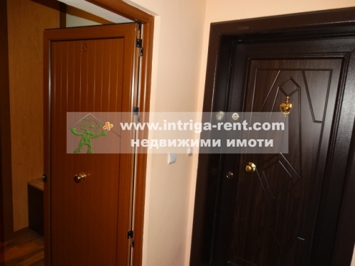Two-room, new, luxurious, fully furnished monolithic apartment for rent in the Mladezhki Halm neighborhood, Haskovo.