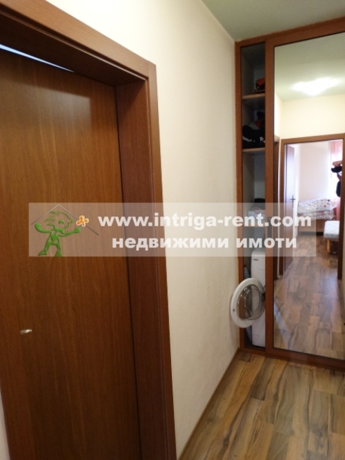 Two-room, new, luxurious, fully furnished monolithic apartment for rent in the Mladezhki Halm neighborhood, Haskovo.