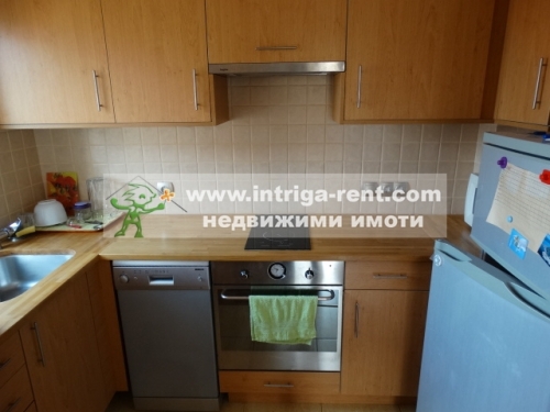 Two-room, new, luxurious, fully furnished monolithic apartment for rent in the Mladezhki Halm neighborhood, Haskovo.