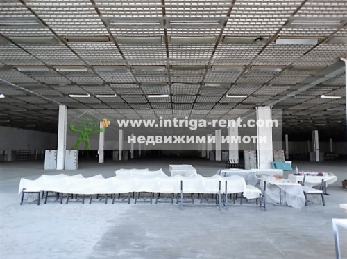 Commercial property! Warehouse and production facility for rent, located in the Eastern Industrial Zone of the city of Haskovo.