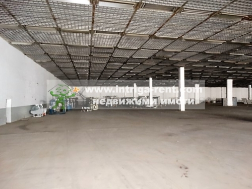 Commercial property! Warehouse and production facility for rent, located in the Eastern Industrial Zone of the city of Haskovo.