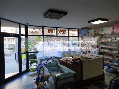 Commercial premises for rent, consisting of a shop for industrial goods and services, located in the Druzhba neighborhood of Haskovo.
