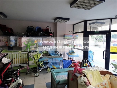 Commercial premises for rent, consisting of a shop for industrial goods and services, located in the Druzhba neighborhood of Haskovo.