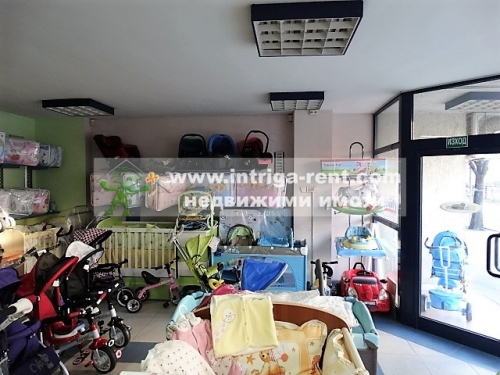 Commercial premises for rent, consisting of a shop for industrial goods and services, located in the Druzhba neighborhood of Haskovo.