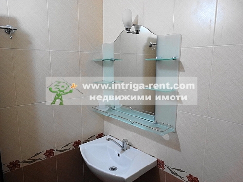 Two-room monolithic apartment for rent, together with a parking space - new construction, located in the Druzhba district of Haskovo.