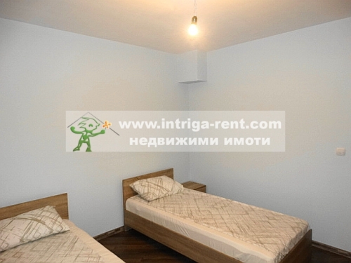 Three-room, luxurious, fully furnished monolithic apartment — new construction, located in the Mladezhki Halm neighborhood of Haskovo.