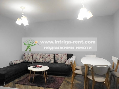 Three-room, luxurious, fully furnished monolithic apartment — new construction, located in the Mladezhki Halm neighborhood of Haskovo.