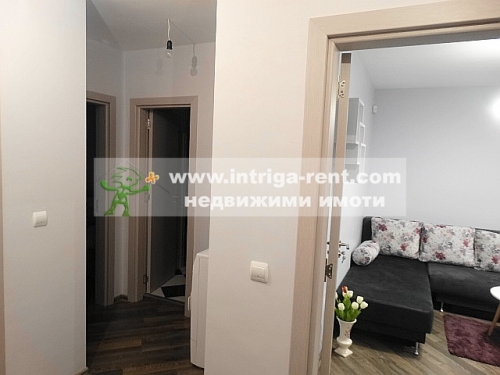 Three-room, luxurious, fully furnished monolithic apartment — new construction, located in the Mladezhki Halm neighborhood of Haskovo.