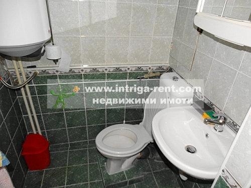 Three-room apartment for rent, located in the Badema district of Haskovo.