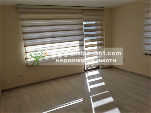 Three-room monolithic apartment for rent - new construction, located in the Ovcharski neighborhood of the city of Haskovo.