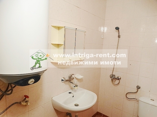 Two-room monolithic apartment for rent, located in the Voivodski neighborhood of Haskovo.