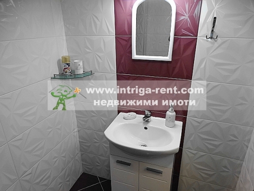 Two-room, new, luxurious, fully furnished monolithic apartment for rent, located in the center of Haskovo.
