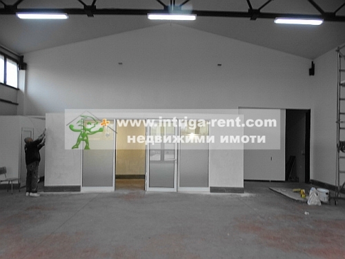 New commercial representative office - showroom for rent, located in the South Industrial Zone of Haskovo.