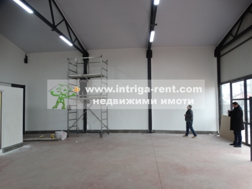 New commercial representative office - showroom for rent, located in the South Industrial Zone of Haskovo.