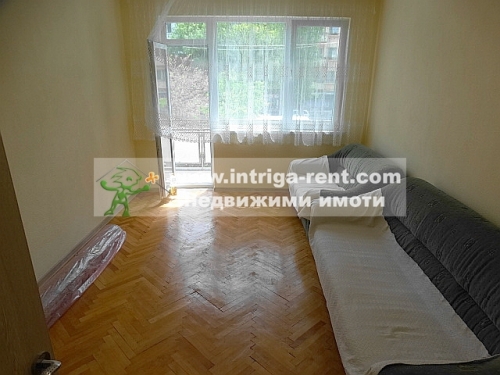 A three-room monolithic apartment with a detached garage located in the central part of the city of Haskovo.
