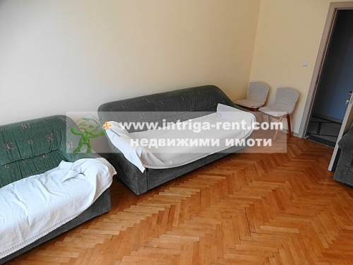 A three-room monolithic apartment with a detached garage located in the central part of the city of Haskovo.