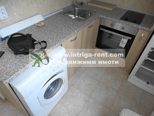 A three-room monolithic apartment with a detached garage located in the central part of the city of Haskovo.