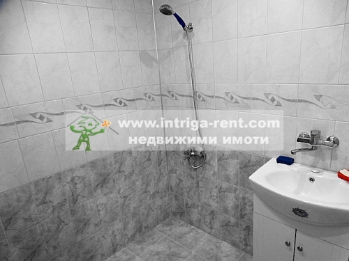 A three-room monolithic apartment with a detached garage located in the central part of the city of Haskovo.
