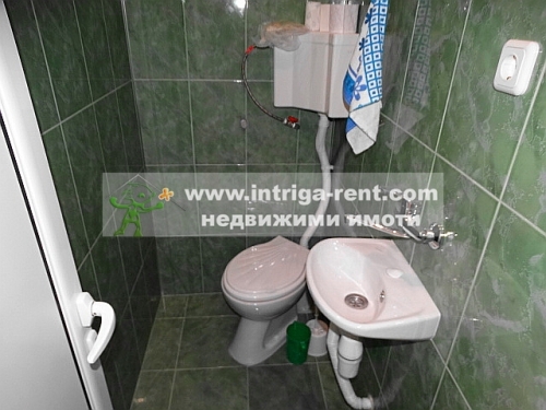 A three-room monolithic apartment with a detached garage located in the central part of the city of Haskovo.