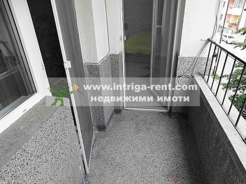 Modern, luxurious, functional two-room monolithic apartment for rent, located in the Druzhba district — the wider center of the city of Haskovo.