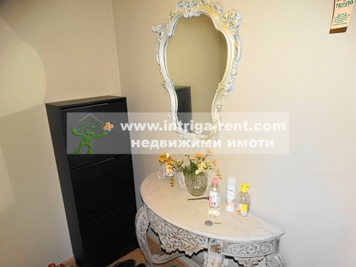 Modern, luxurious, functional two-room monolithic apartment for rent, located in the Druzhba district — the wider center of the city of Haskovo.