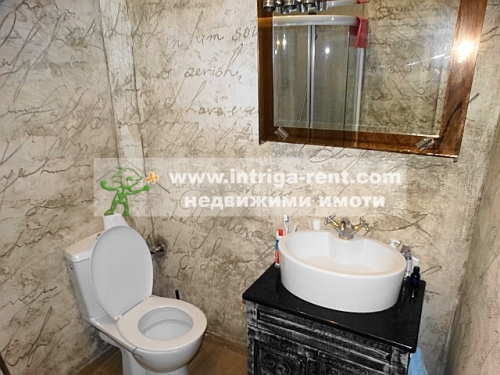 Modern, luxurious, functional two-room monolithic apartment for rent, located in the Druzhba district — the wider center of the city of Haskovo.