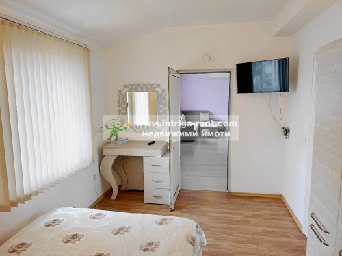 Three-room, compact, luxury monolithic apartment for rent — new construction, located in the ideal center of the city of Haskovo.