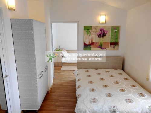 Three-room, compact, luxury monolithic apartment for rent — new construction, located in the ideal center of the city of Haskovo.