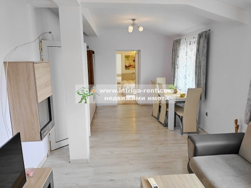 Three-room, compact, luxury monolithic apartment for rent — new construction, located in the ideal center of the city of Haskovo.