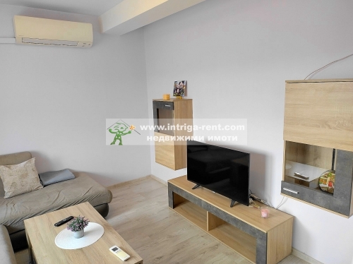 Three-room, compact, luxury monolithic apartment for rent — new construction, located in the ideal center of the city of Haskovo.