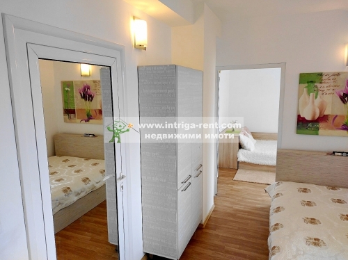 Three-room, compact, luxury monolithic apartment for rent — new construction, located in the ideal center of the city of Haskovo.