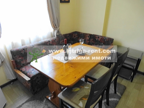 One-room furnished apartment for rent - studio, located in the elite Lyuben Karavelov neighborhood of the city of Haskovo.
