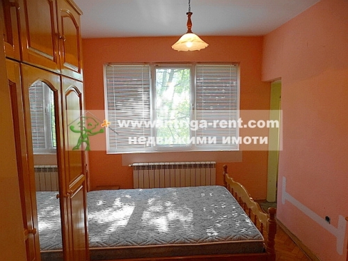 Three-room monolithic apartment for rent, located in the Druzhba district of Haskovo.