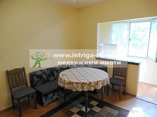 Three-room monolithic apartment for rent, located in the Druzhba district of Haskovo.