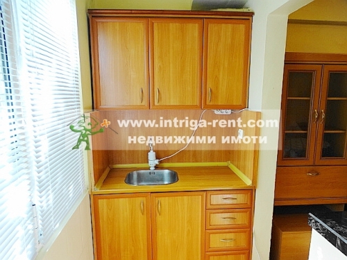Three-room monolithic apartment for rent, located in the Druzhba district of Haskovo.