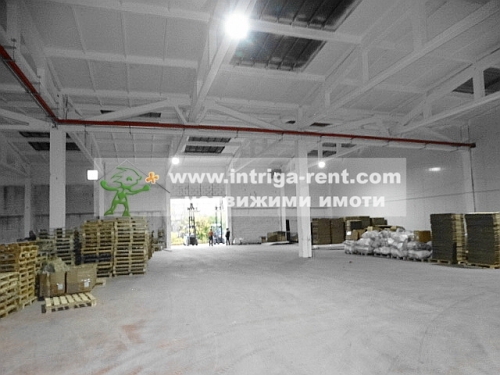 EXCLUSIVE! Production and warehouse facility for rent, located in the Eastern Industrial Zone of the city of Haskovo.