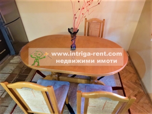 Four-room monolithic apartment for rent, located in the Uchilishni neighborhood of the city of Haskovo.