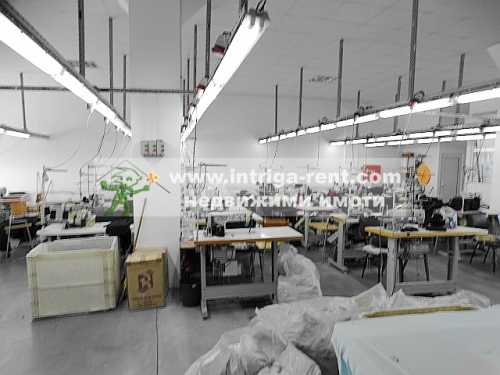 An operating manufacturing enterprise comprising a sewing workshop, located in the North Industrial Zone of the city of Haskovo.