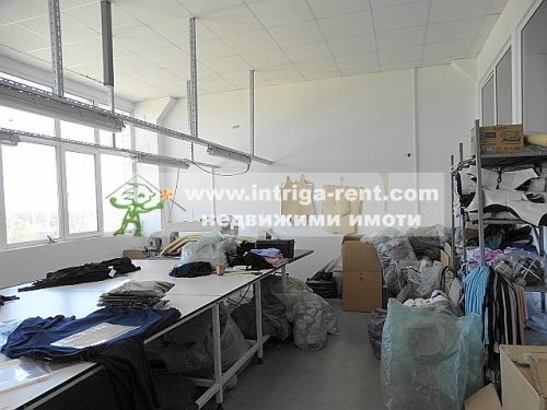 An operating manufacturing enterprise comprising a sewing workshop, located in the North Industrial Zone of the city of Haskovo.