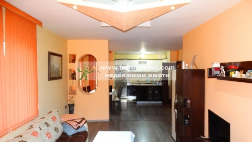 More luxury and a sense of comfort!!! Three-room, modern monolithic apartment for rent, located in one of the most desirable residential areas — Lyuben Karavelov neighborhood in the city of Haskovo.